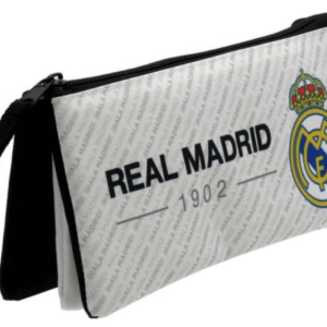 Estuche Triple Real Madrid: ¡Organización y Pasión Merengue!