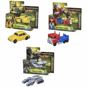 Pack de 3 Transformers: ¡Bumblebee, Optimus Prime y Megatron en un Solo Set!