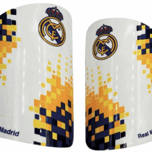 Espinilleras Oficiales del Real Madrid para Niños - Talla S (12-14 Años)