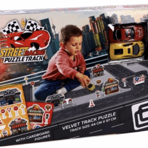 Street Racing Puzzle Track: ¡Crea tu Propia Ciudad de Carreras!