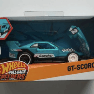 Hot Wheels Pull-Back Speeders: ¡GT-Scorcher - La Máquina de la Pista!